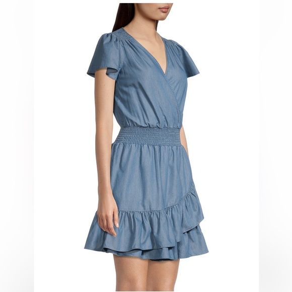 Michael Kors Blue Mini Dress - Picture 4 of 9
